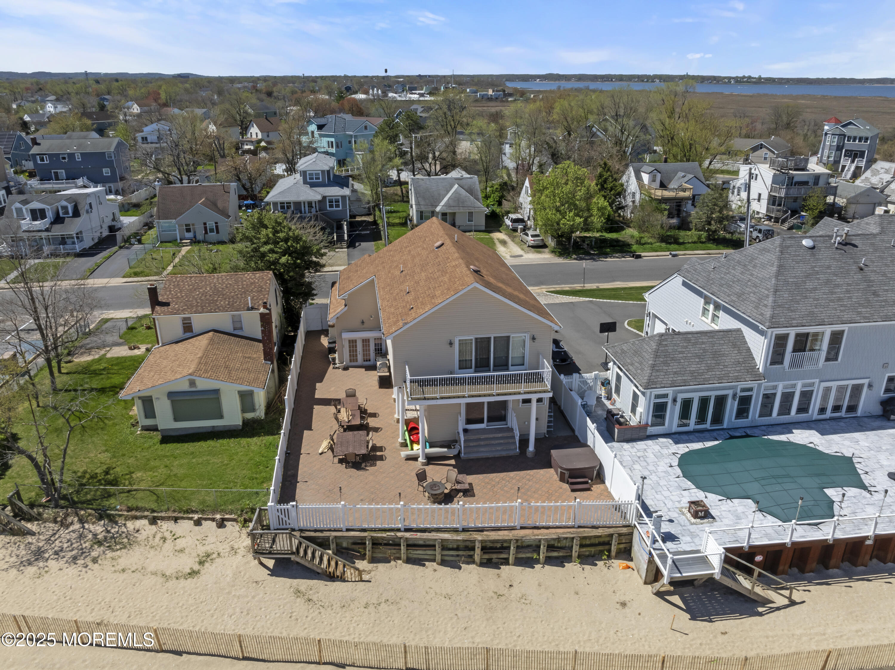 329 Front Street Union Beach, NJ 07735 - Photo 39 of 51 an aerial view of a house with a garden