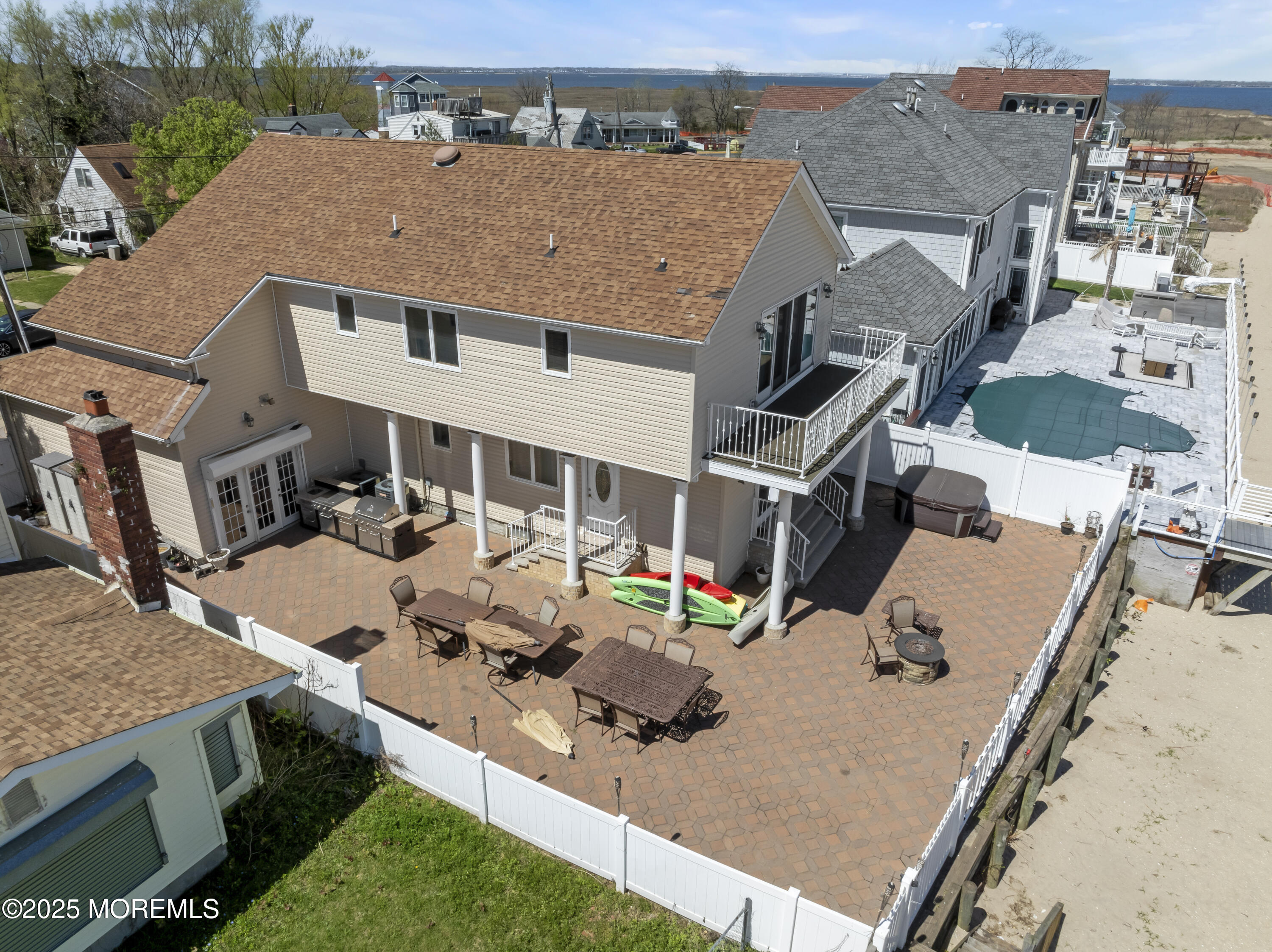 329 Front Street Union Beach, NJ 07735 - Photo 40 of 51 an aerial view of a house with swimming pool
