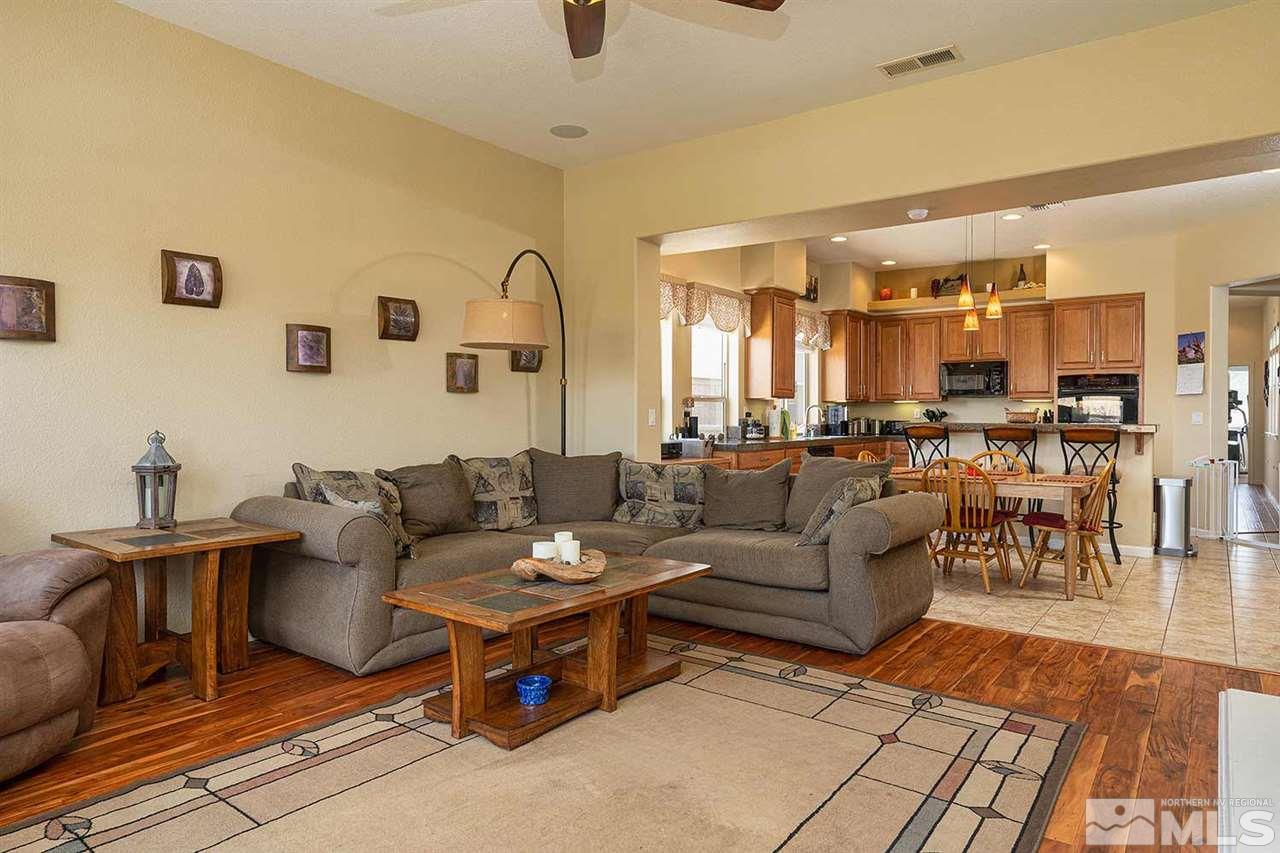1170 South University Reno, NV 89512 - Photo 9 of 14 a living room with furniture and view of kitchen