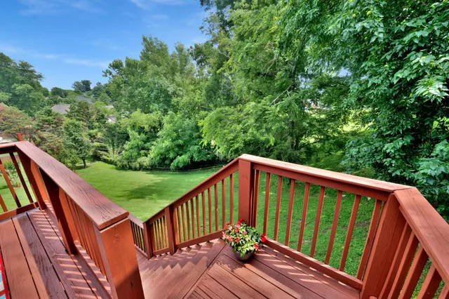a view of yard with an outdoor seating