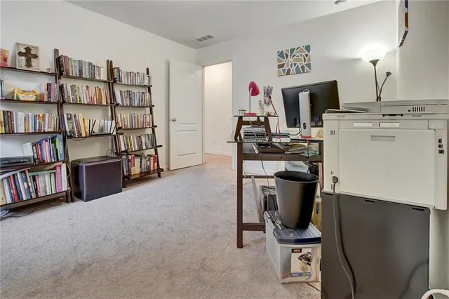 a view of livingroom with furniture