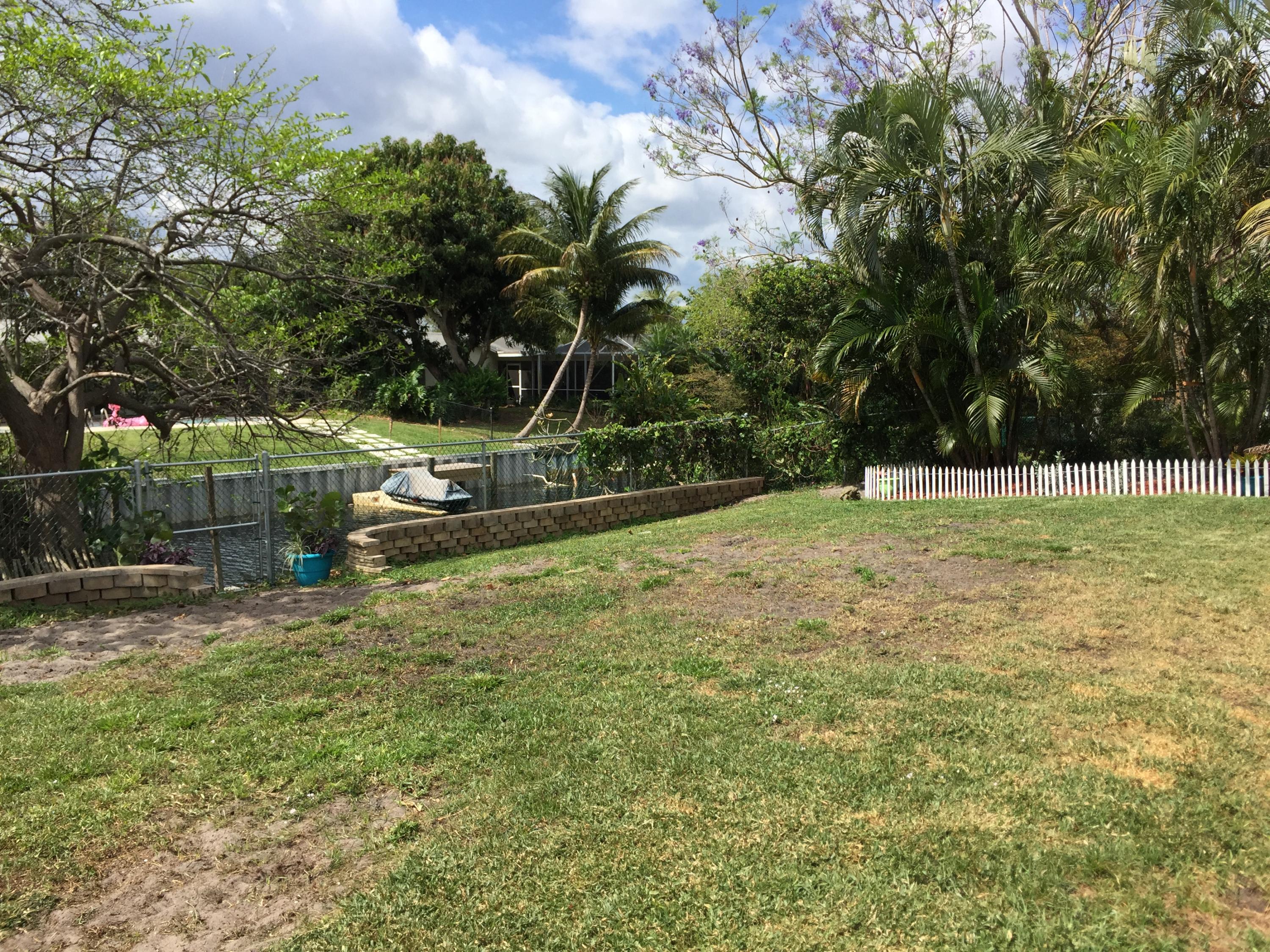 1030 Old Boynton Road Boynton Beach, FL 33426 - Photo 19 of 30 backyard and view on navigable canal