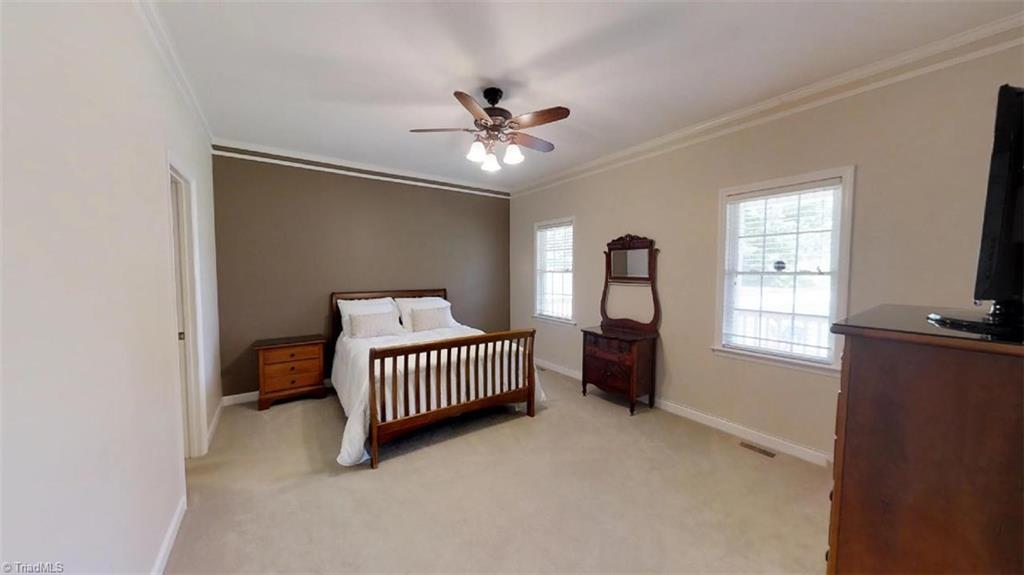 571 Carson Road Pilot Mountain, NC 27041 - Photo 15 of 30 Large main level master bedroom with an incredible walk-in closet & master bath.