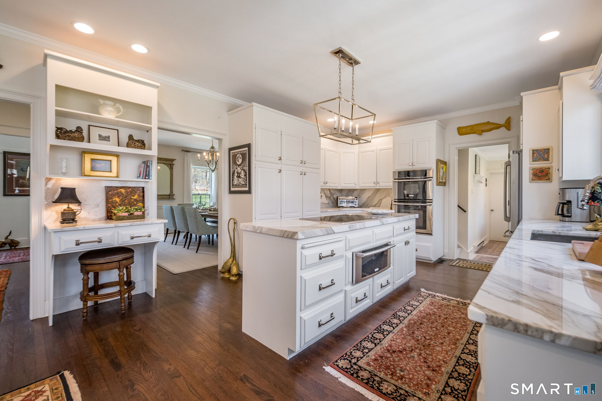 9 Matson Ridge Old Lyme, CT 06371 - Photo 15 of 42 Kitchen with a writers desk