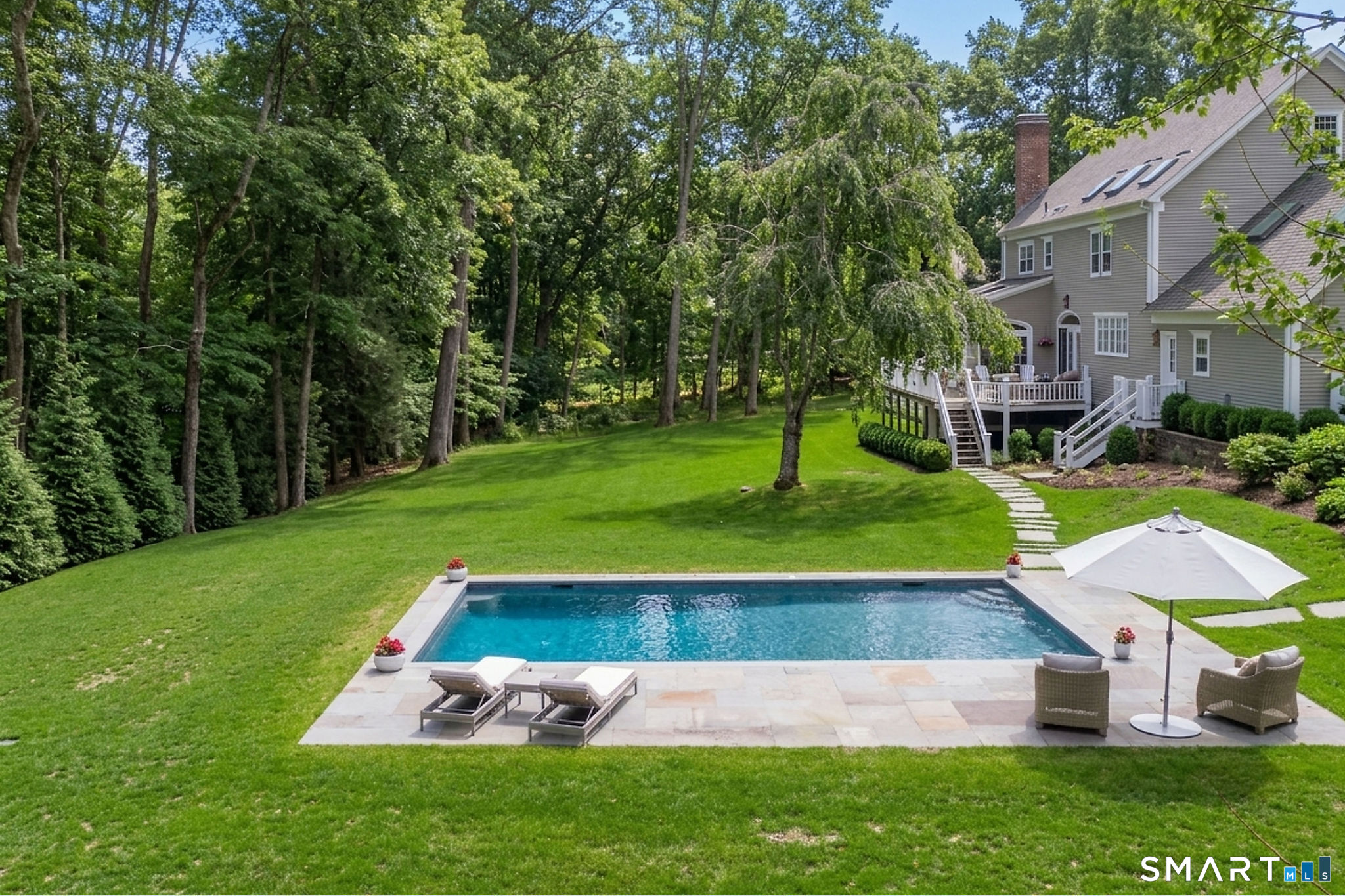 9 Matson Ridge Old Lyme, CT 06371 - Photo 6 of 42 Private yard with newer landscaping