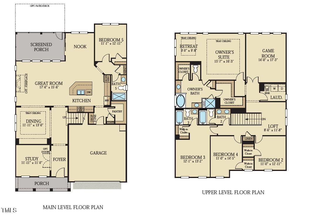957 Jasper Mine Trail Raleigh, NC 27610 - Photo 40 of 40 Galvani Floorplan