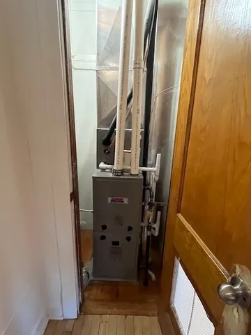 a view of water heater room