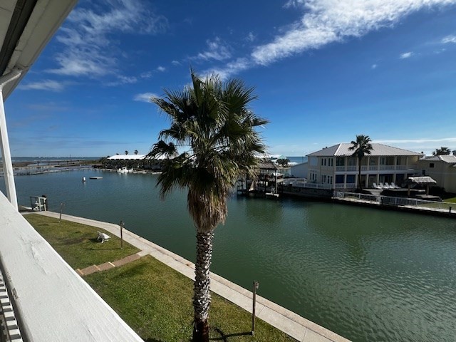 2290 North Fulton Beach Road, Unit B317 Rockport, TX 78382 - Photo 33 of 40 a house view with a lake view