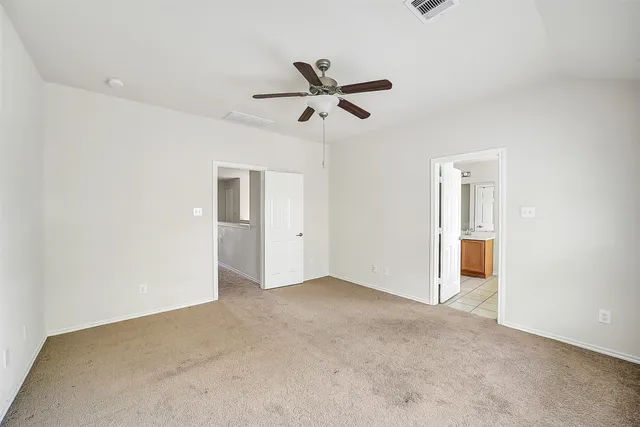 a view of an empty room