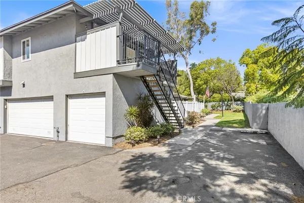 a view of a house with a park