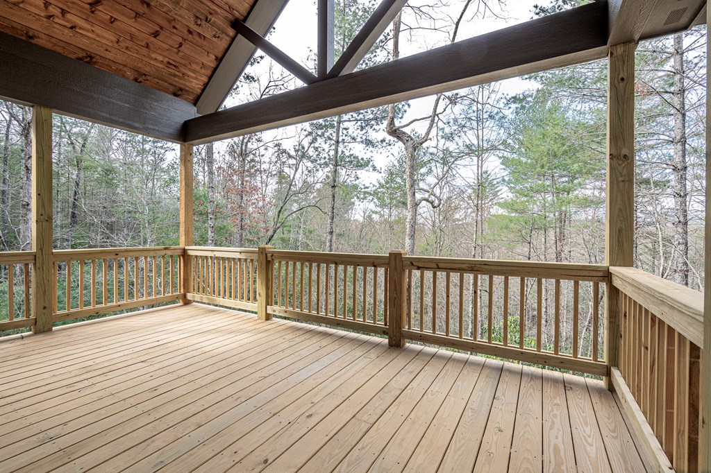 325 River Mountain Road Murphy, NC 28906 - Photo 35 of 57 a view of wooden deck with a yard