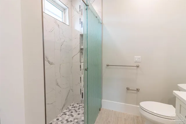 a view of a trees in a yard