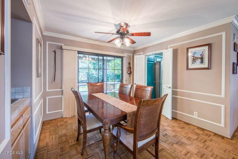 19620 Leadwell Street Reseda, CA 91335 - Photo 8 of 28 a view of a dining room with furniture window and wooden floor