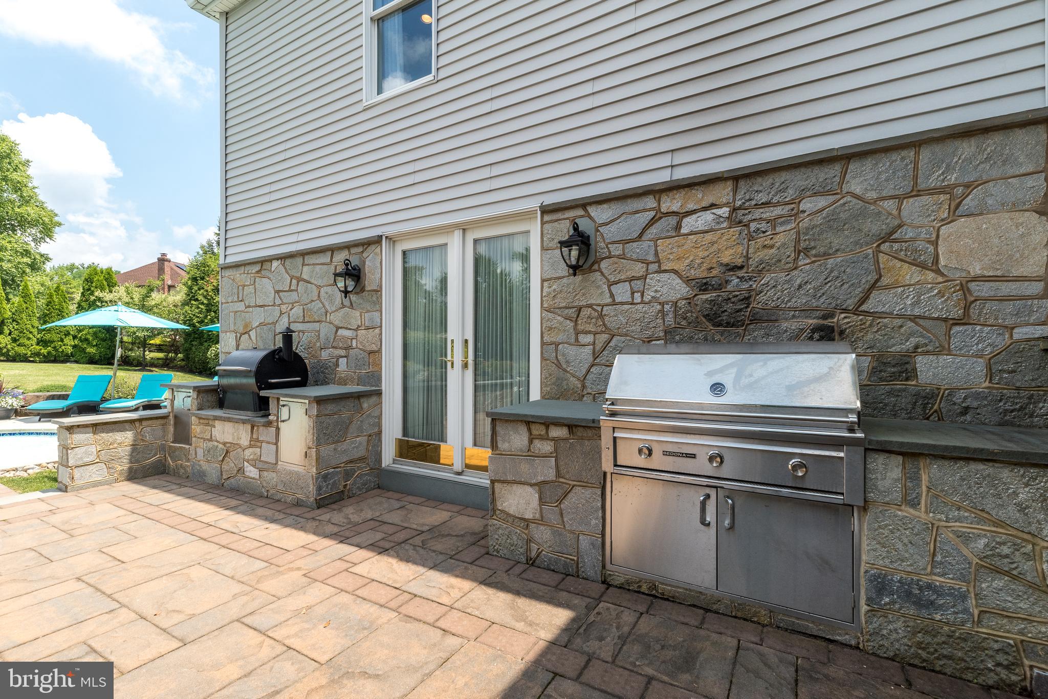 728 Signal Hill Road Dresher, PA 19025 - Photo 71 of 100 Patio w outdoor fireplace