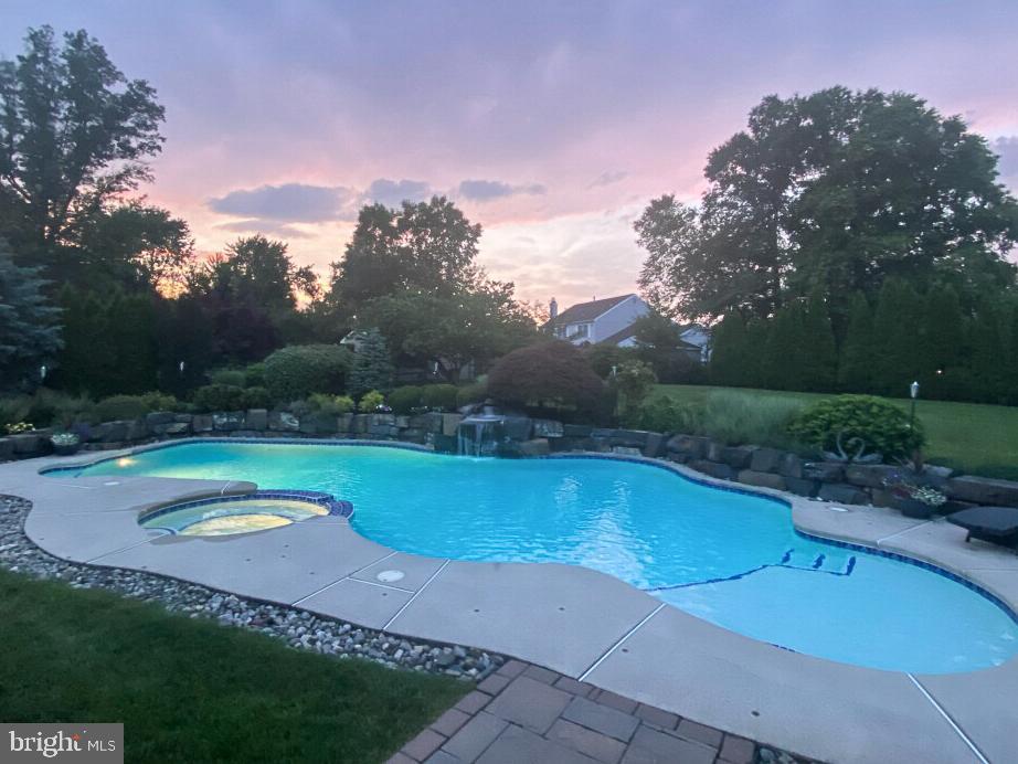 728 Signal Hill Road Dresher, PA 19025 - Photo 81 of 100 Pool at twilight