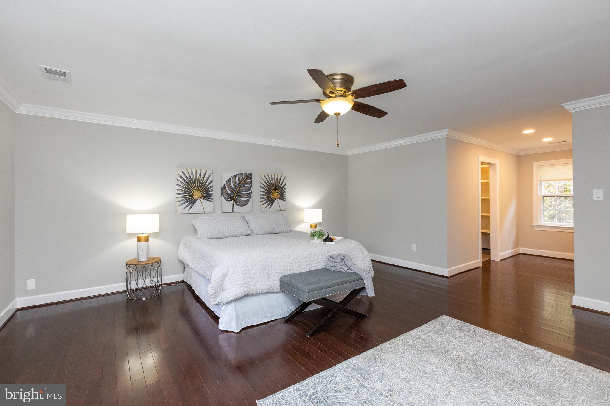 2824 Rifle Ridge Road Oakton, VA 22124 - Photo 18 of 50 Master bedroom with hardwoods