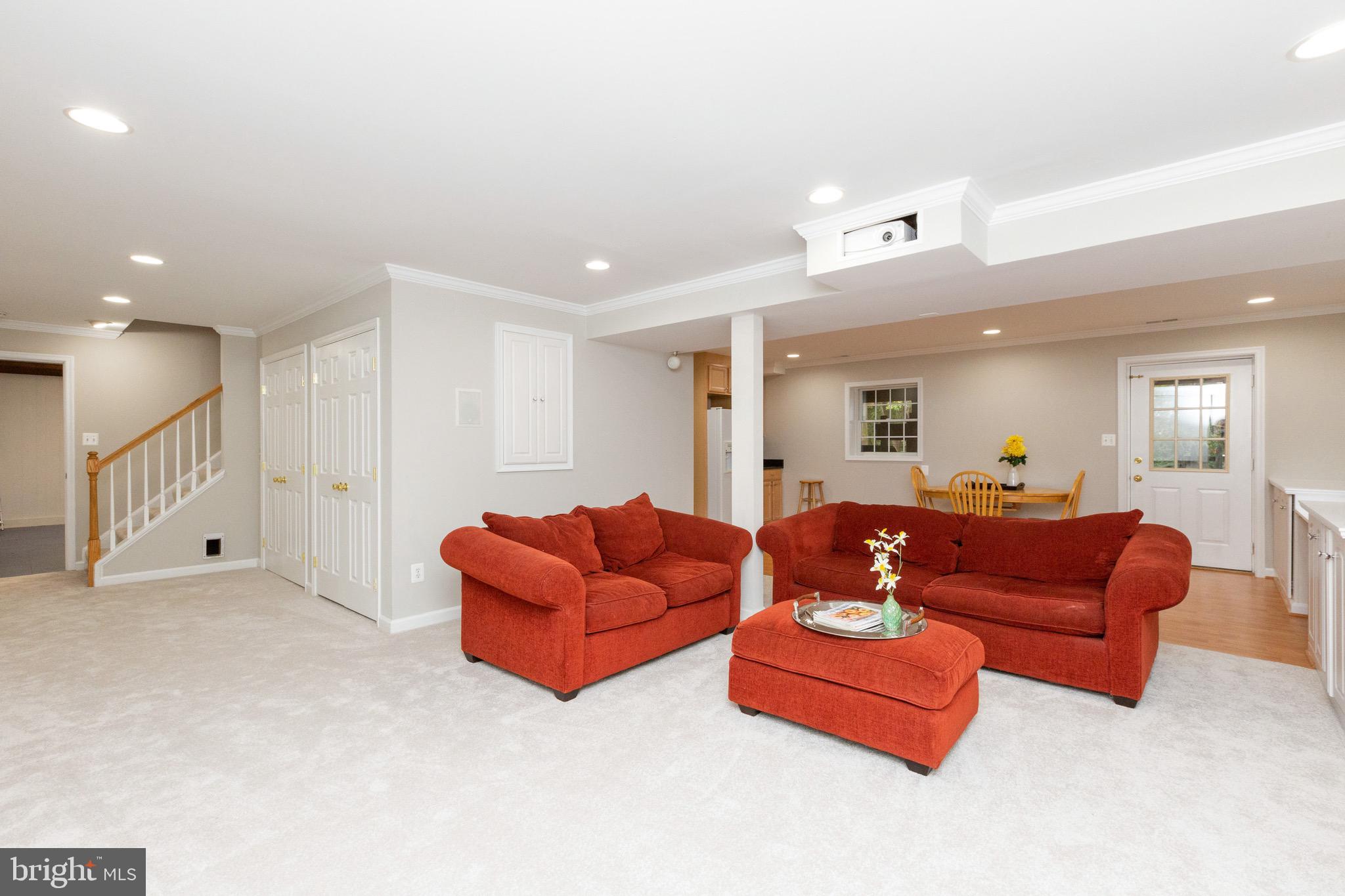 2824 Rifle Ridge Road Oakton, VA 22124 - Photo 33 of 50 Large lower level family room w/home theater