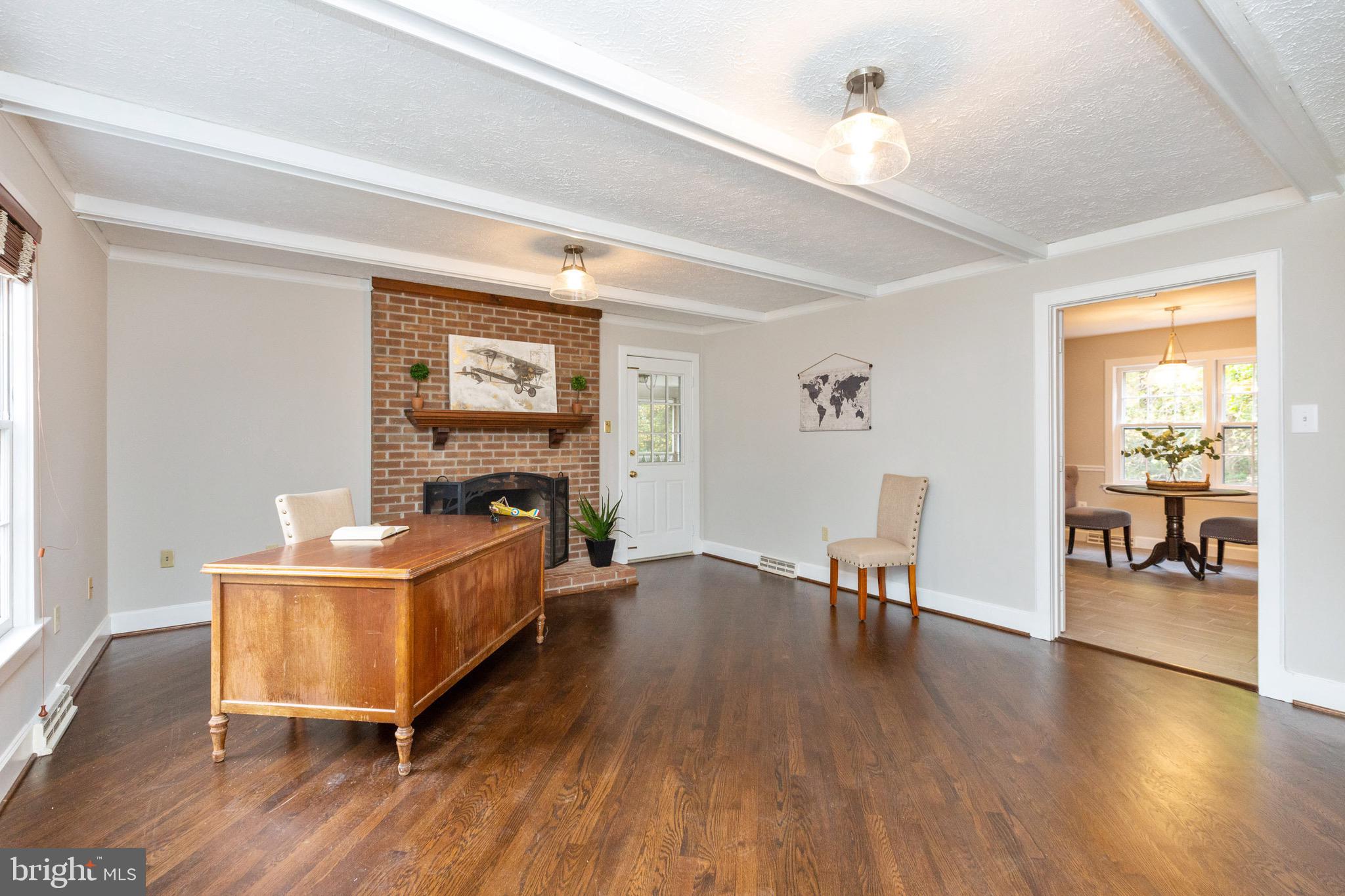 2824 Rifle Ridge Road Oakton, VA 22124 - Photo 7 of 50 Office/family room with fireplace