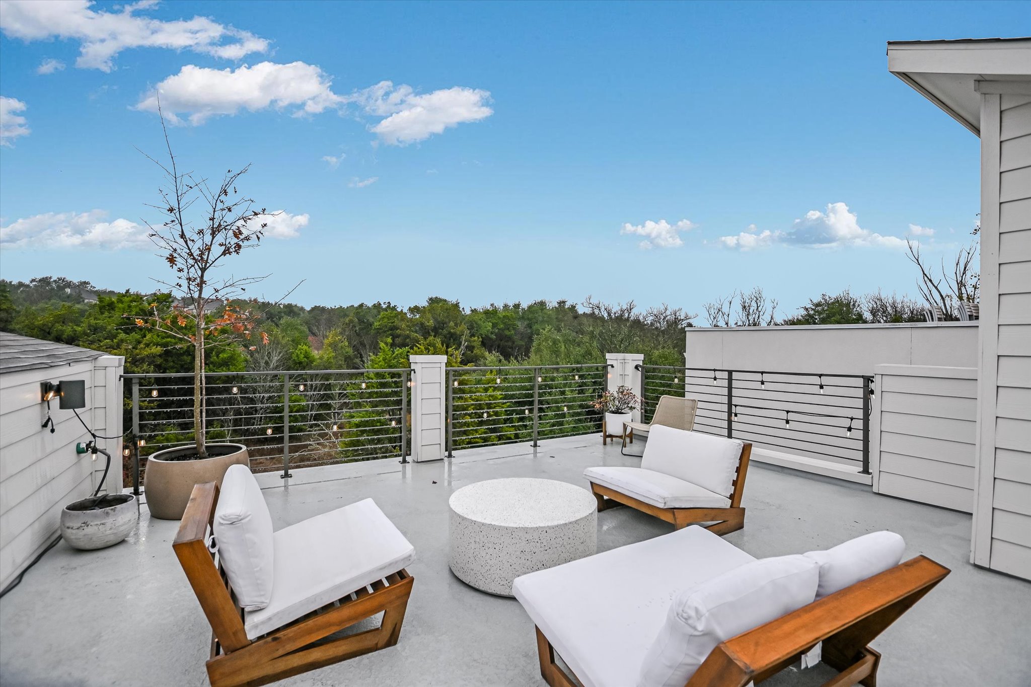 5212 Pink Poppy Pass, Unit 20 Austin, TX 78735 - Photo 13 of 24 View of patio / terrace with an outdoor living space