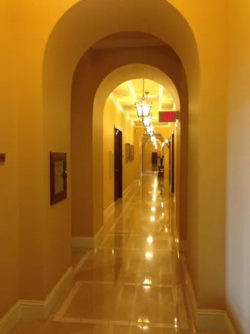 a view of a bathroom with a bathroom