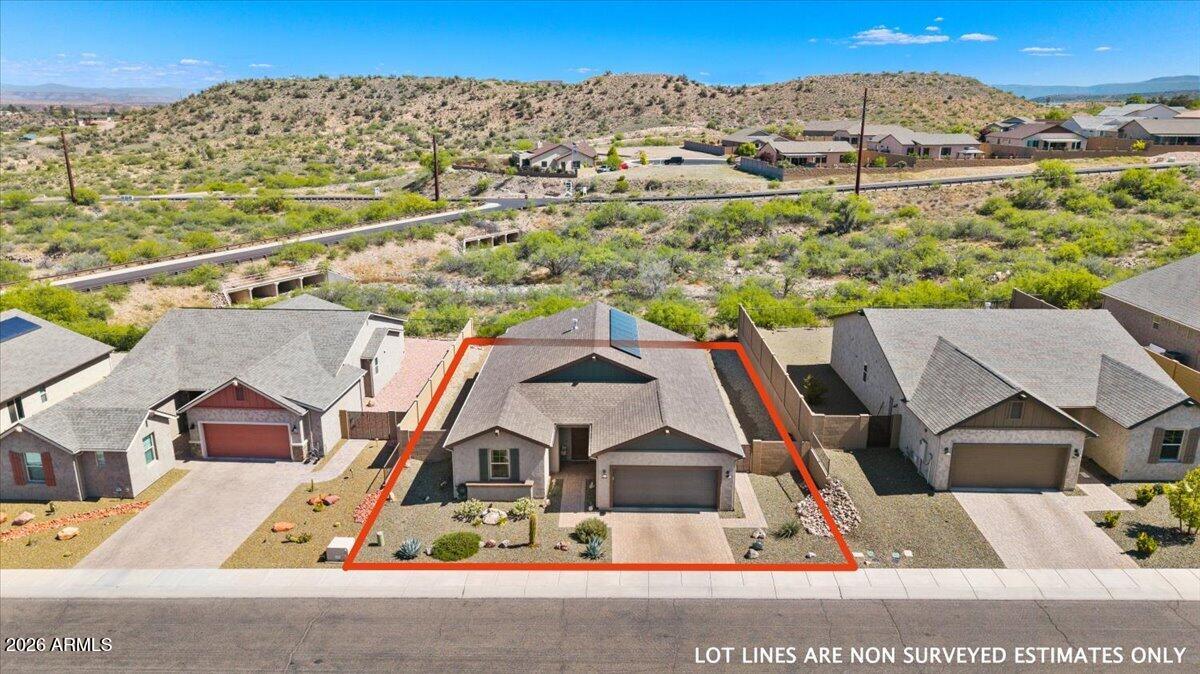 463 Cleopatra Hill Road Clarkdale, AZ 86324 - Photo 34 of 44 43-Aerial Lines