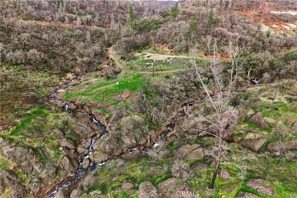 a view of a backyard of a house