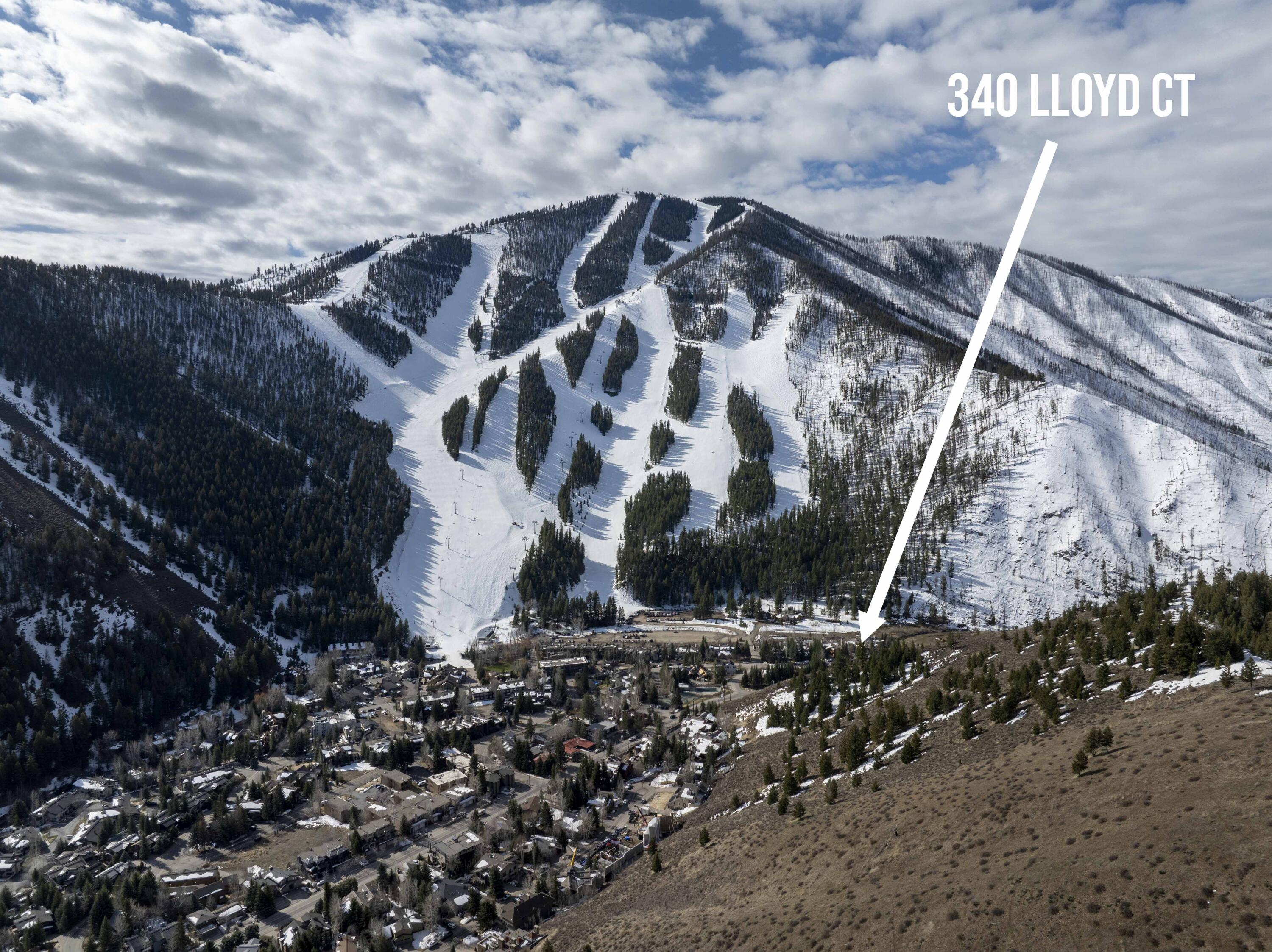 340 Lloyd Court Ketchum, ID 83340 - Photo 3 of 29 340 Lloyd Court - Aerial - 25-Edit