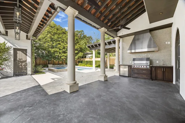 a view of a house with a porch