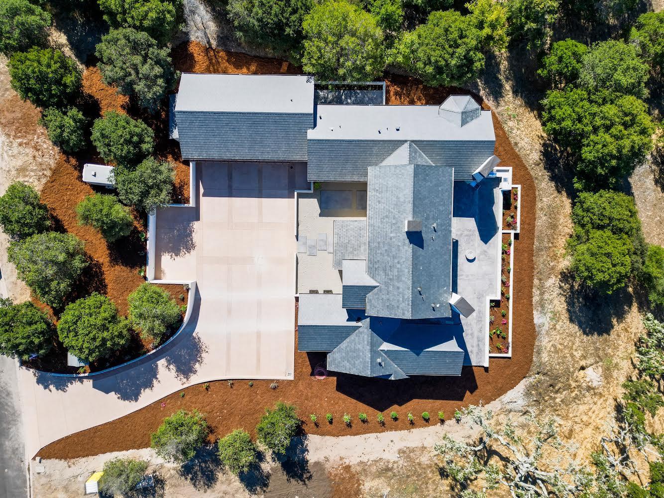 8360 Monterra Views Monterey, CA 93940 - Photo 61 of 82 an aerial view of a house with a yard and garden