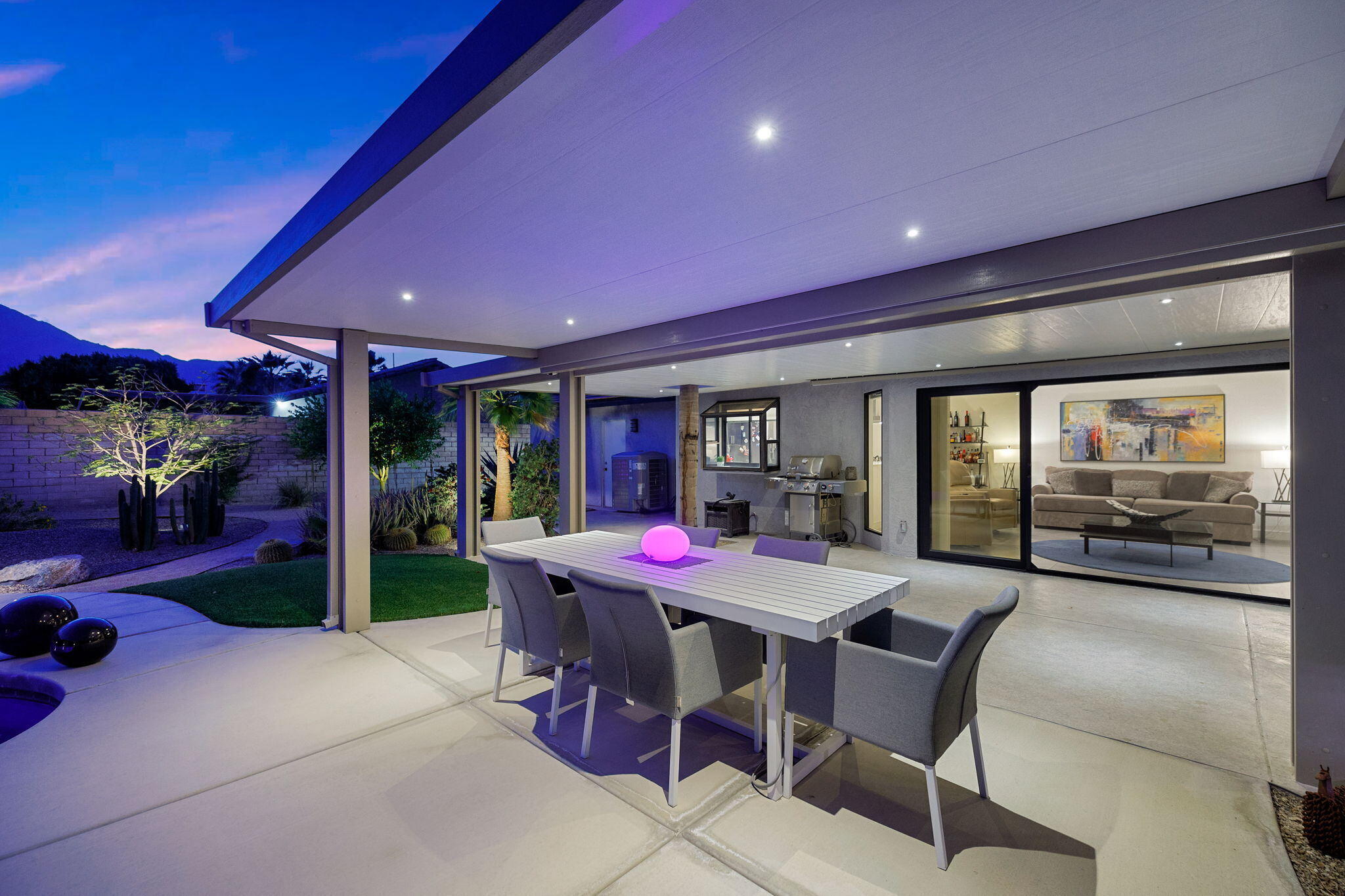 2777 East San Juan Road Palm Springs, CA 92262 - Photo 29 of 31 a dining room with furniture and window