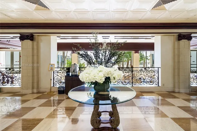 a building view with outdoor space