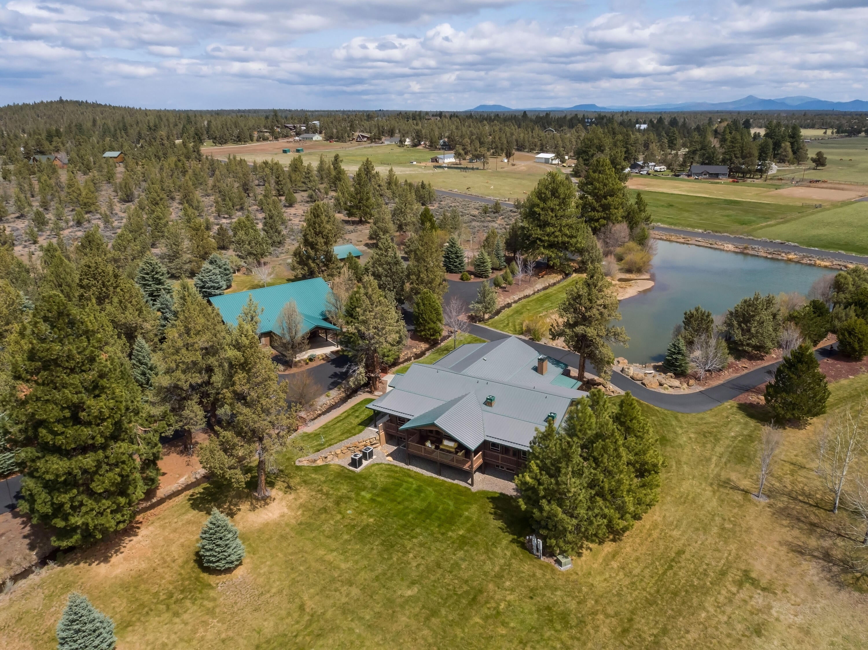 69015 Hurtley Ranch Road Sisters, OR 97759 - Photo 3 of 88 Property has views of the Three Sisters (North, Middle, and South), Broken Top, Tam MacArthur Rim, Black Butte, Mt. Washington, all in the Cascade Mountain range, plus Smith Rock