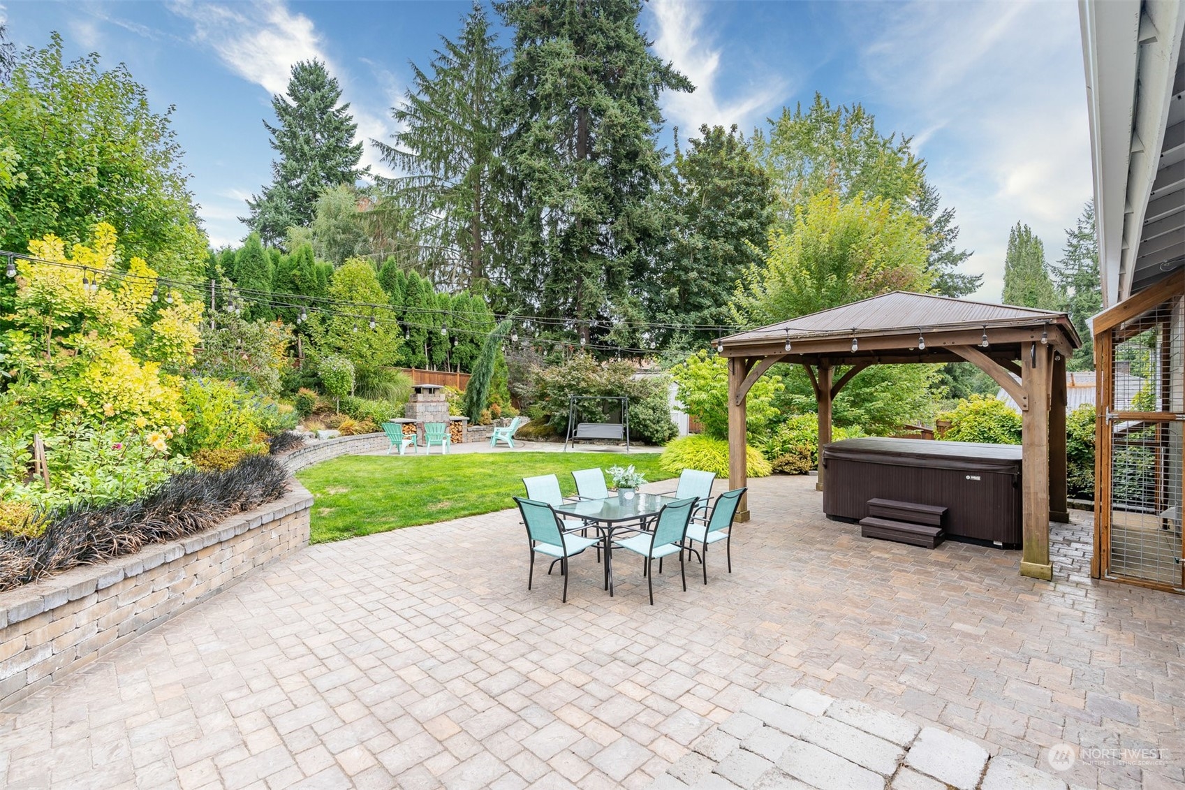 24301 7th Place West Bothell, WA 98021 - Photo 25 of 40 a view of backyard with seating and green space