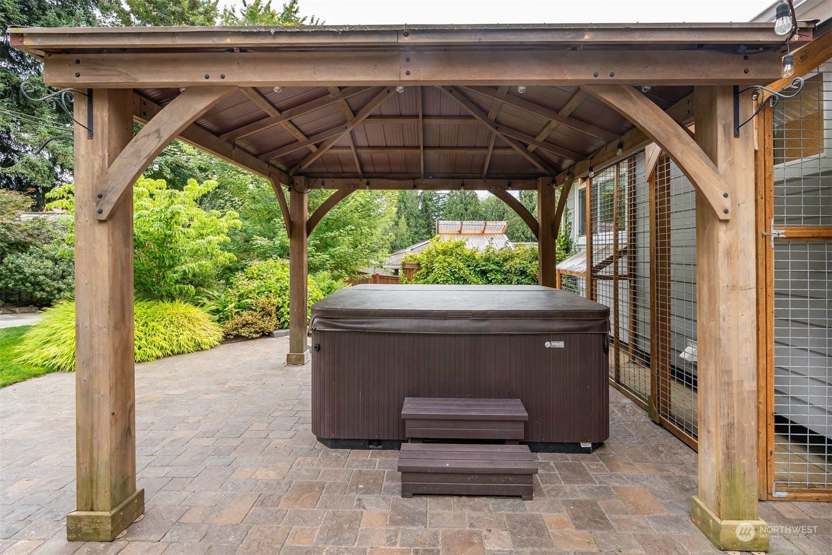 24301 7th Place West Bothell, WA 98021 - Photo 26 of 40 a view of a porch with furniture and yard