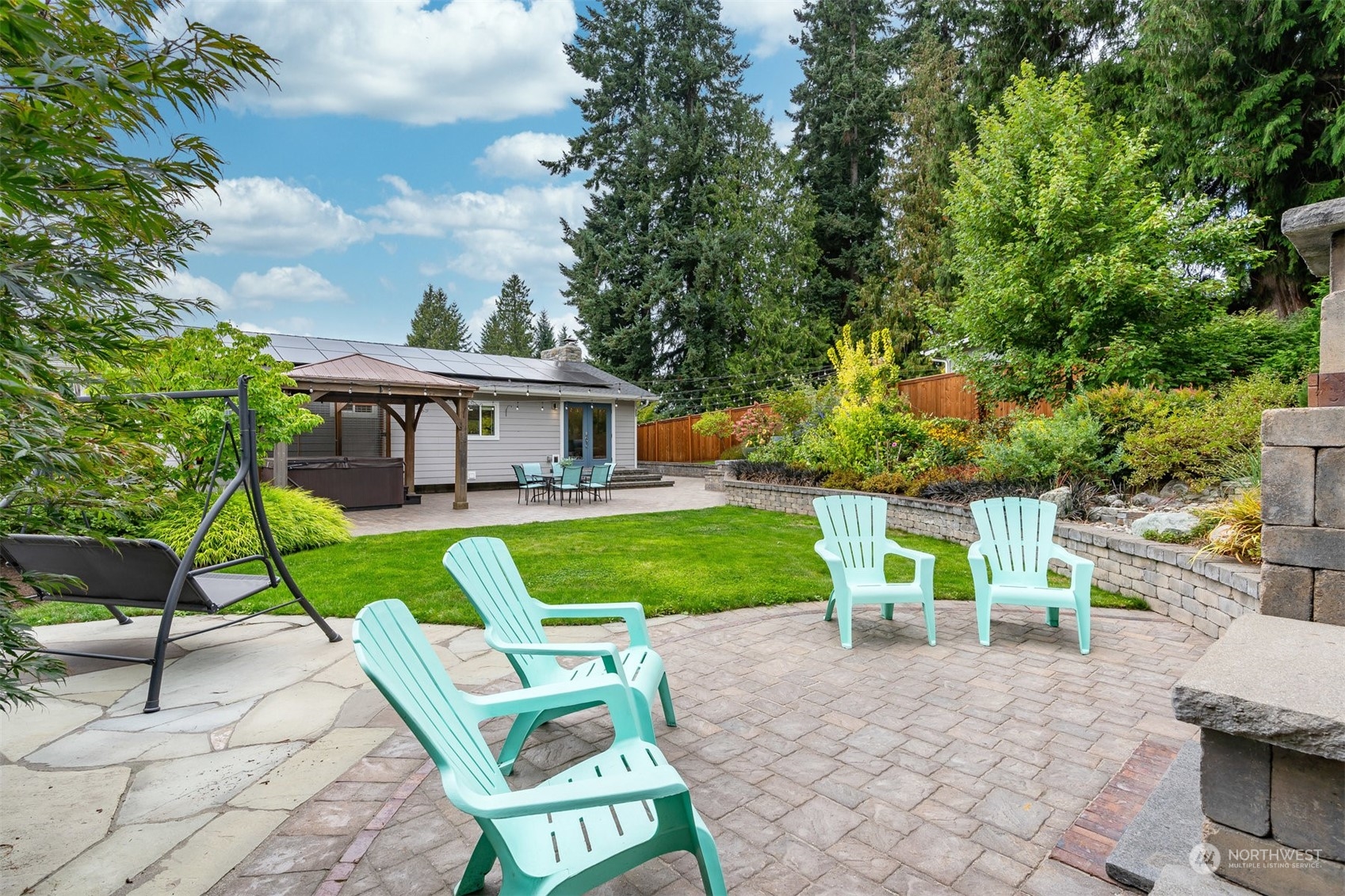24301 7th Place West Bothell, WA 98021 - Photo 31 of 40 a view of house with backyard porch and furniture