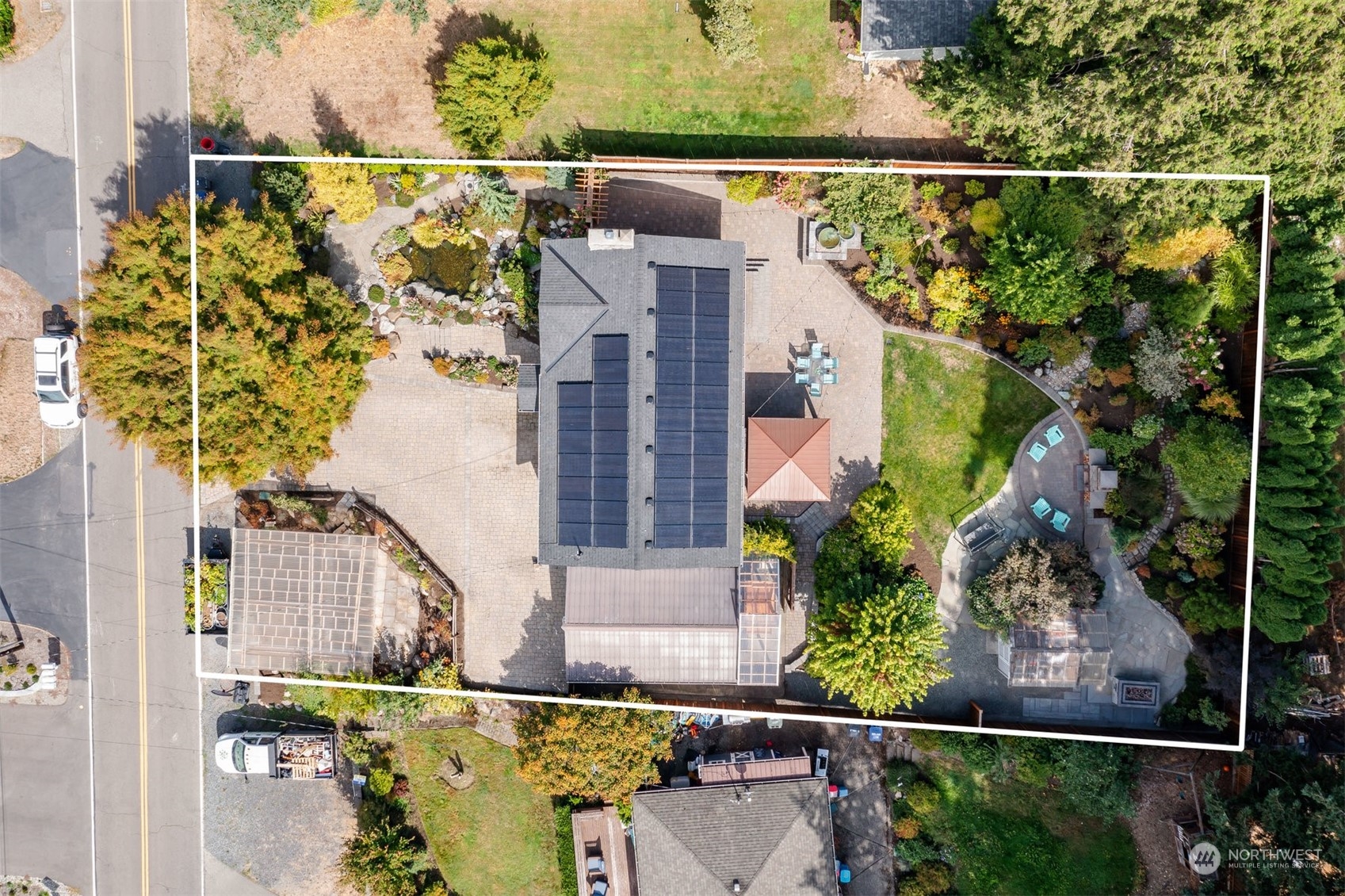 24301 7th Place West Bothell, WA 98021 - Photo 37 of 40 aerial view of a house with a garden