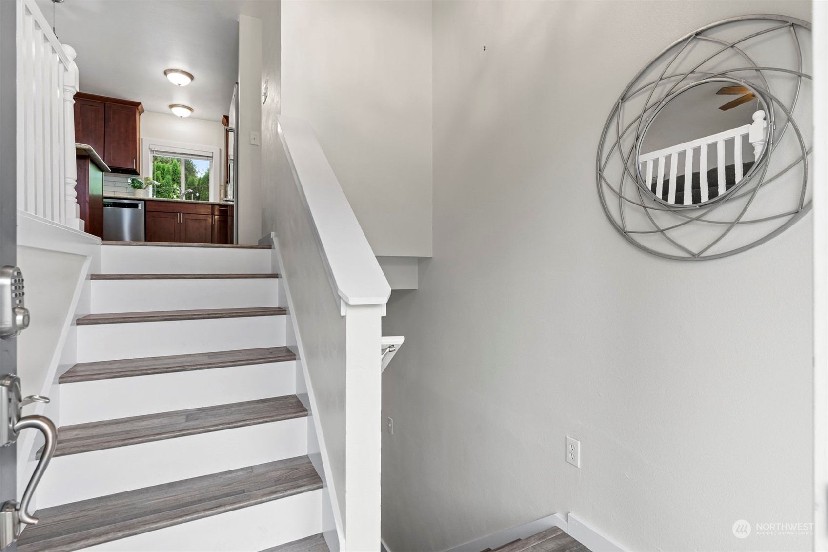 24301 7th Place West Bothell, WA 98021 - Photo 4 of 40 a view of entryway with wooden floor