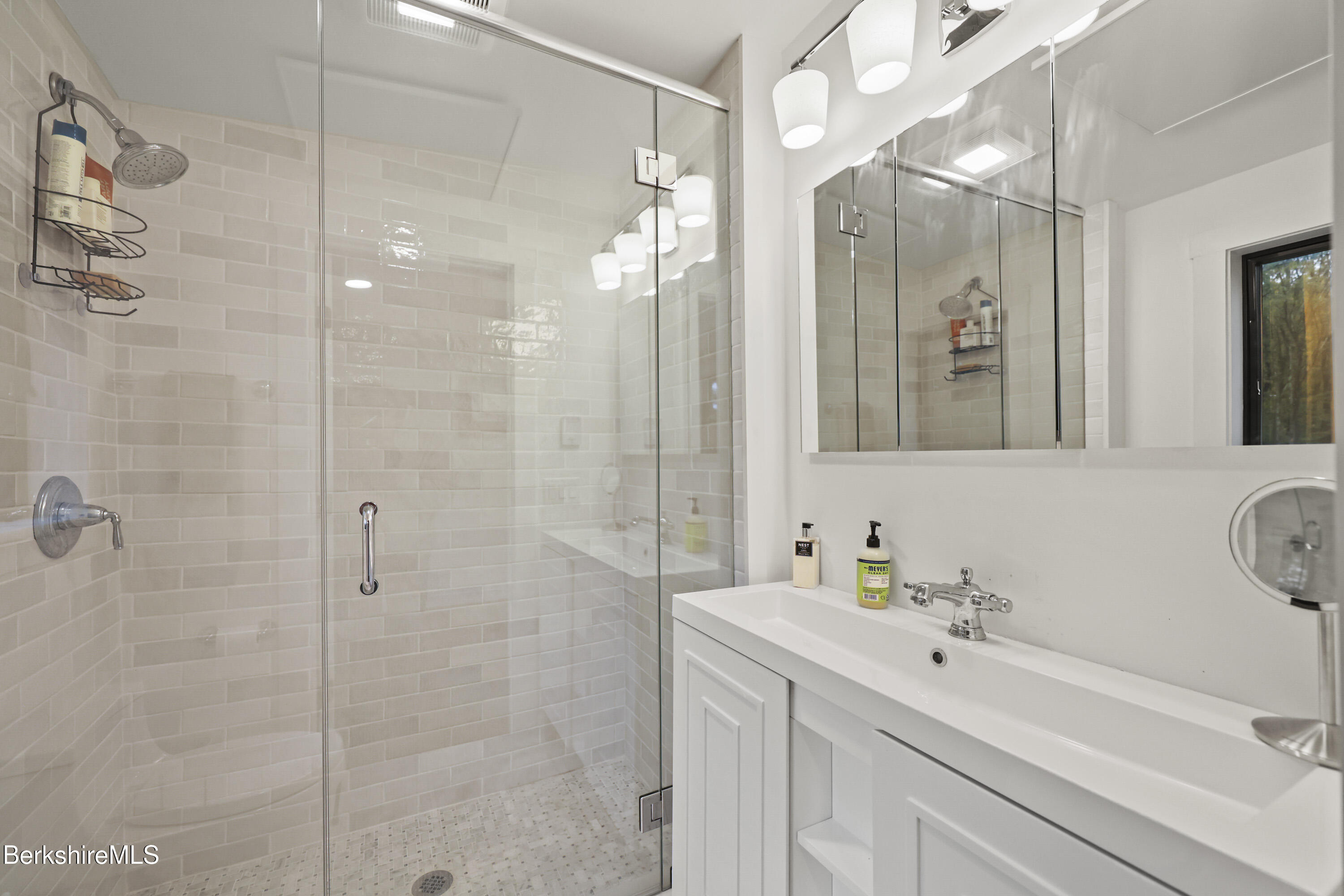 327 Chester Road Becket, MA 01223 - Photo 28 of 49 a bathroom with a sink a toilet and shower