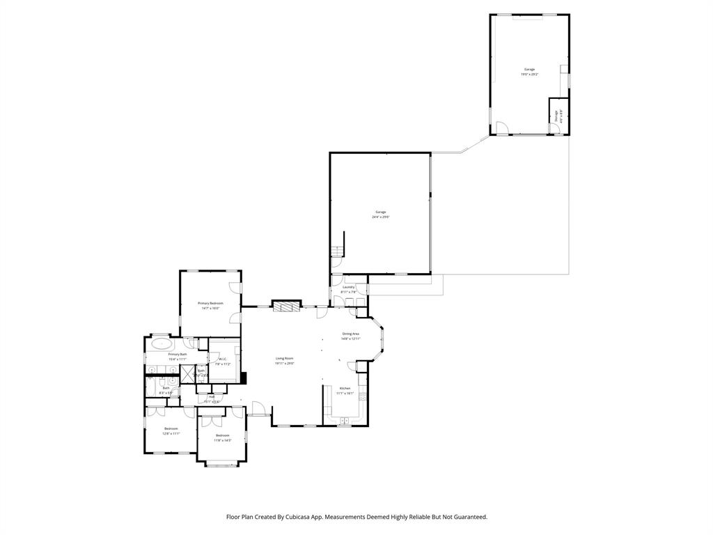 240 Johnson Bend Road Weatherford, TX 76088 - Photo 40 of 40 a picture of floor plan