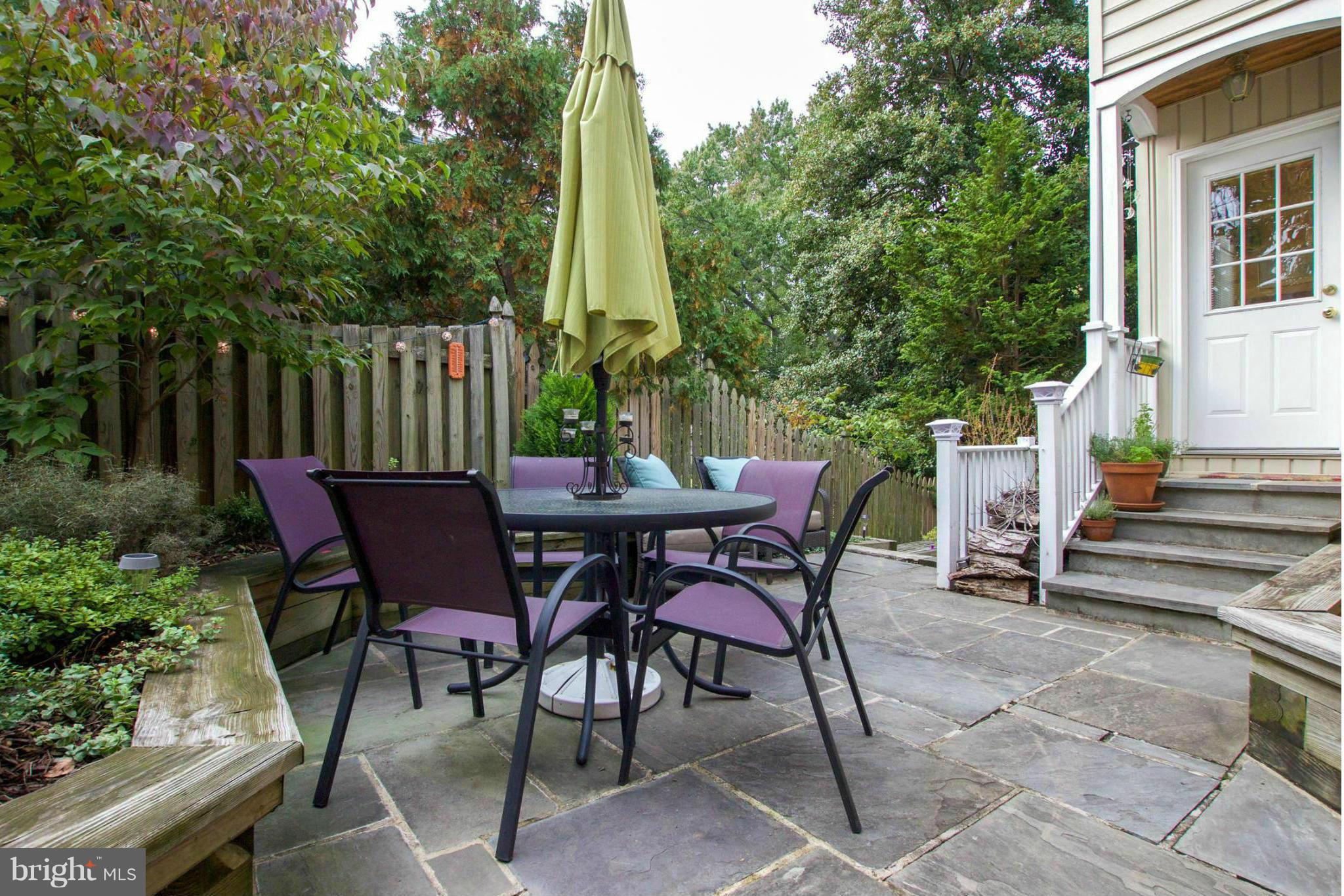 508 Yarmouth Road Baltimore, MD 21286 - Photo 22 of 28 a view of a patio with a table and chairs