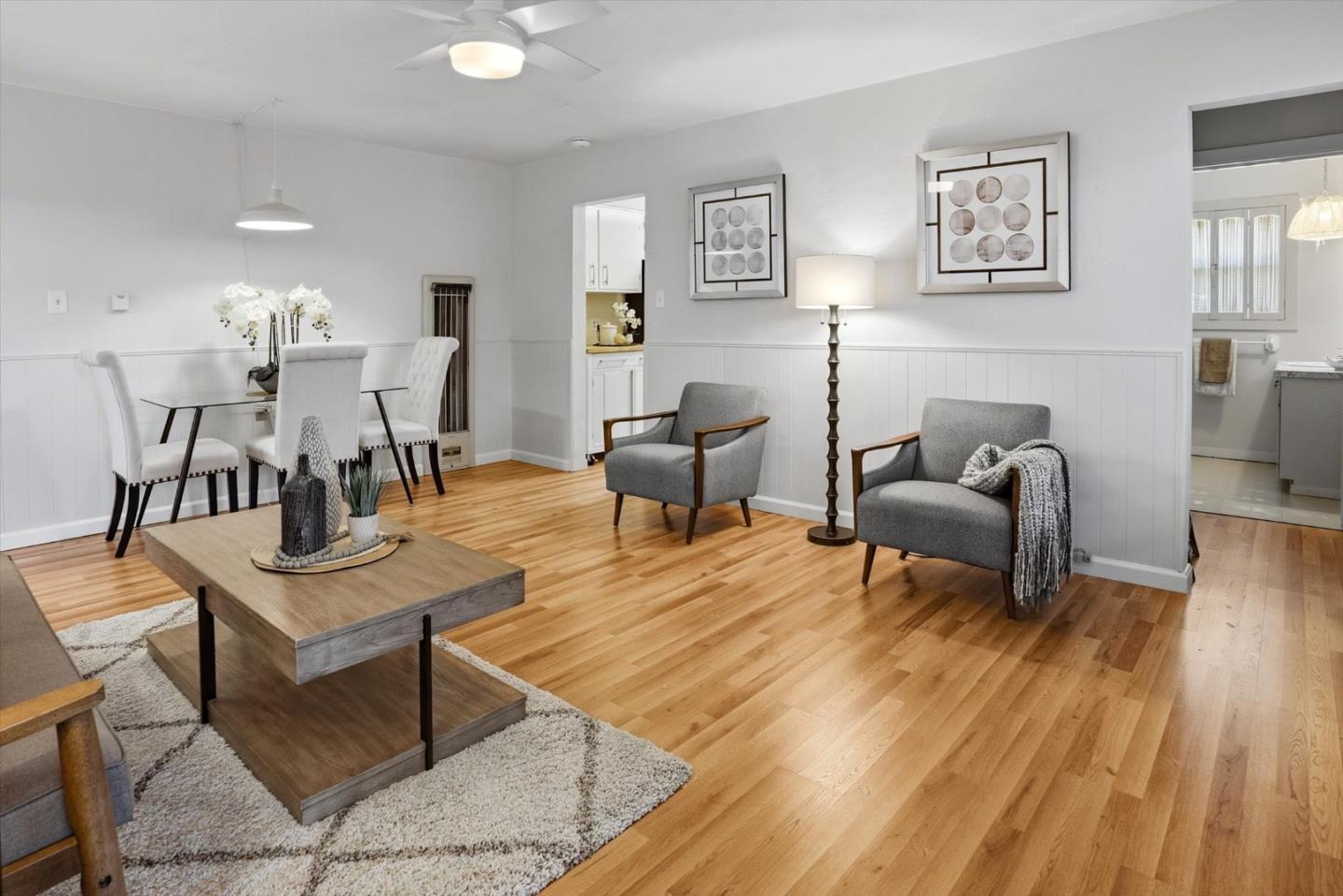 16899 Kennedy Road Los Gatos, CA 95032 - Photo 13 of 61 a living room with furniture and wooden floor