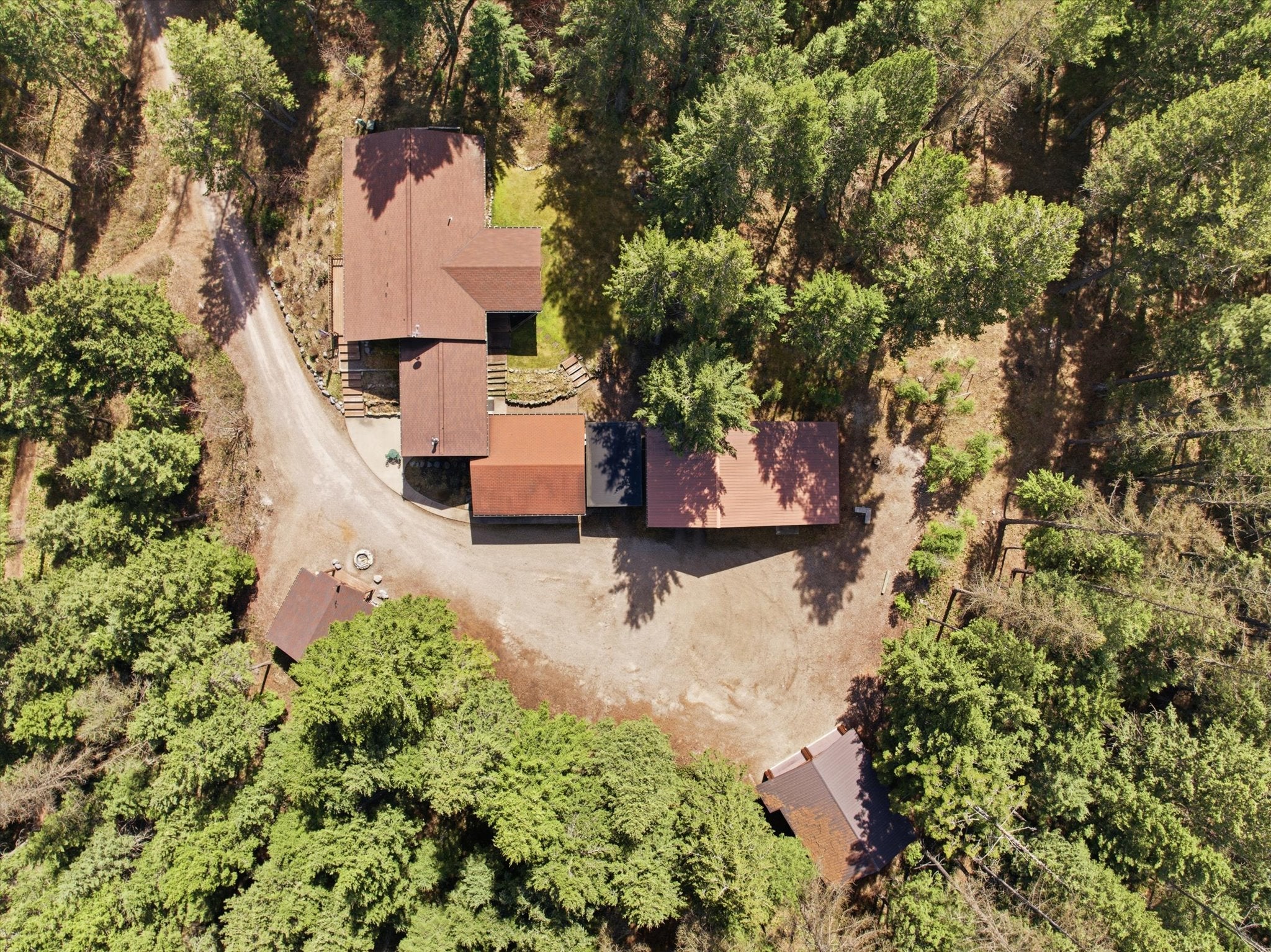176 Blaine Ridge Road Kalispell, MT 59901 - Photo 34 of 45 Aerial of house