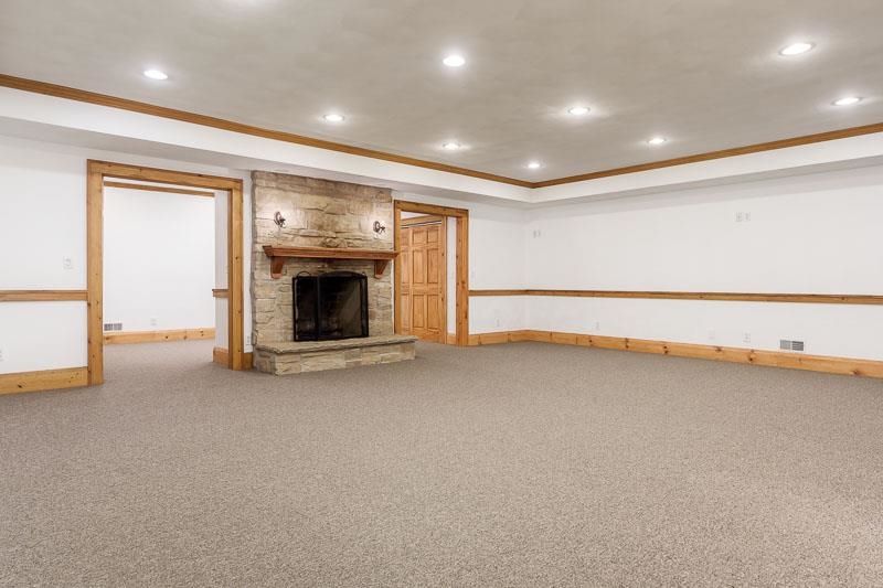 2716 Spring Creek Road Rockford, IL 61107 - Photo 53 of 76 a view of an empty room with a fireplace