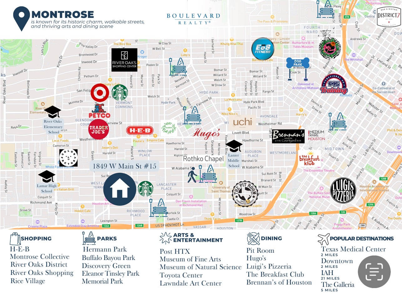 1849 West Main Street, Unit 15 Houston, TX 77098 - Photo 5 of 20 a poster