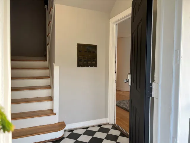 a close view of closet