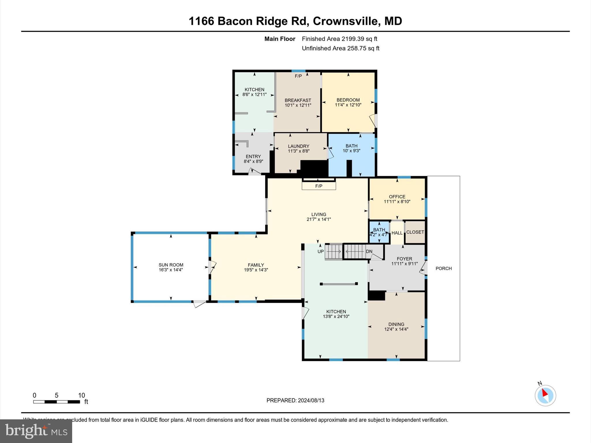 1166 Bacon Ridge Road Crownsville, MD 21032 - Photo 127 of 129 Floor Plan Main Level