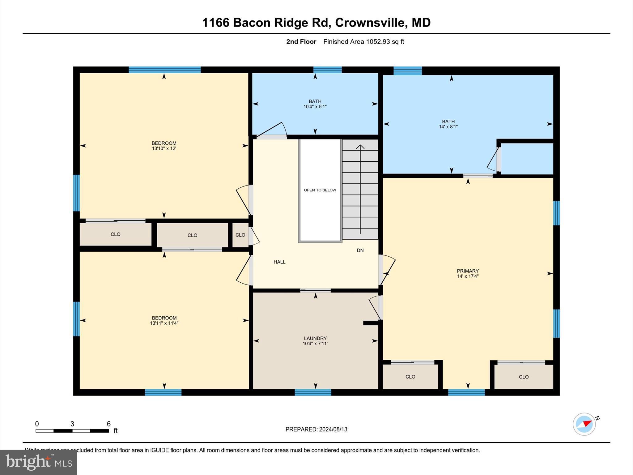 1166 Bacon Ridge Road Crownsville, MD 21032 - Photo 128 of 129 Floor Plan Second Level