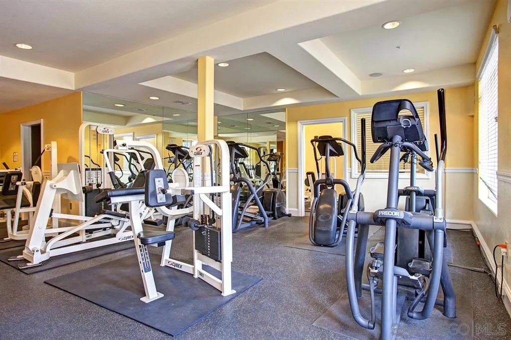 9237 Regents Road, Unit K401 La Jolla, CA 92037 - Photo 22 of 25 a view of a room with gym equipment