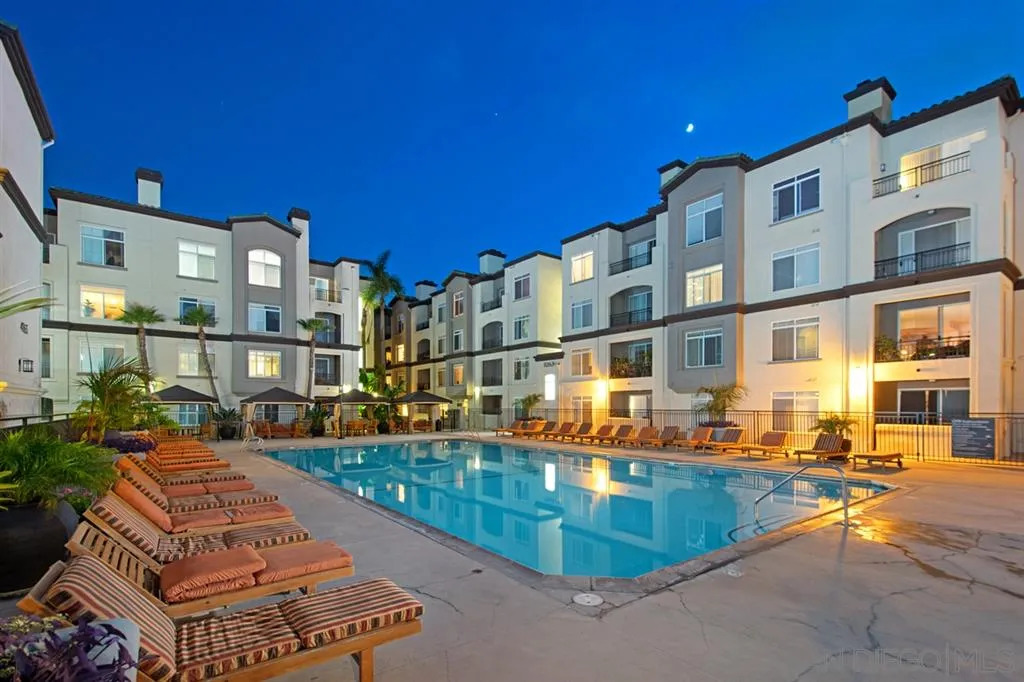 9237 Regents Road, Unit K401 La Jolla, CA 92037 - Photo 9 of 25 a view of a building with a swimming pool