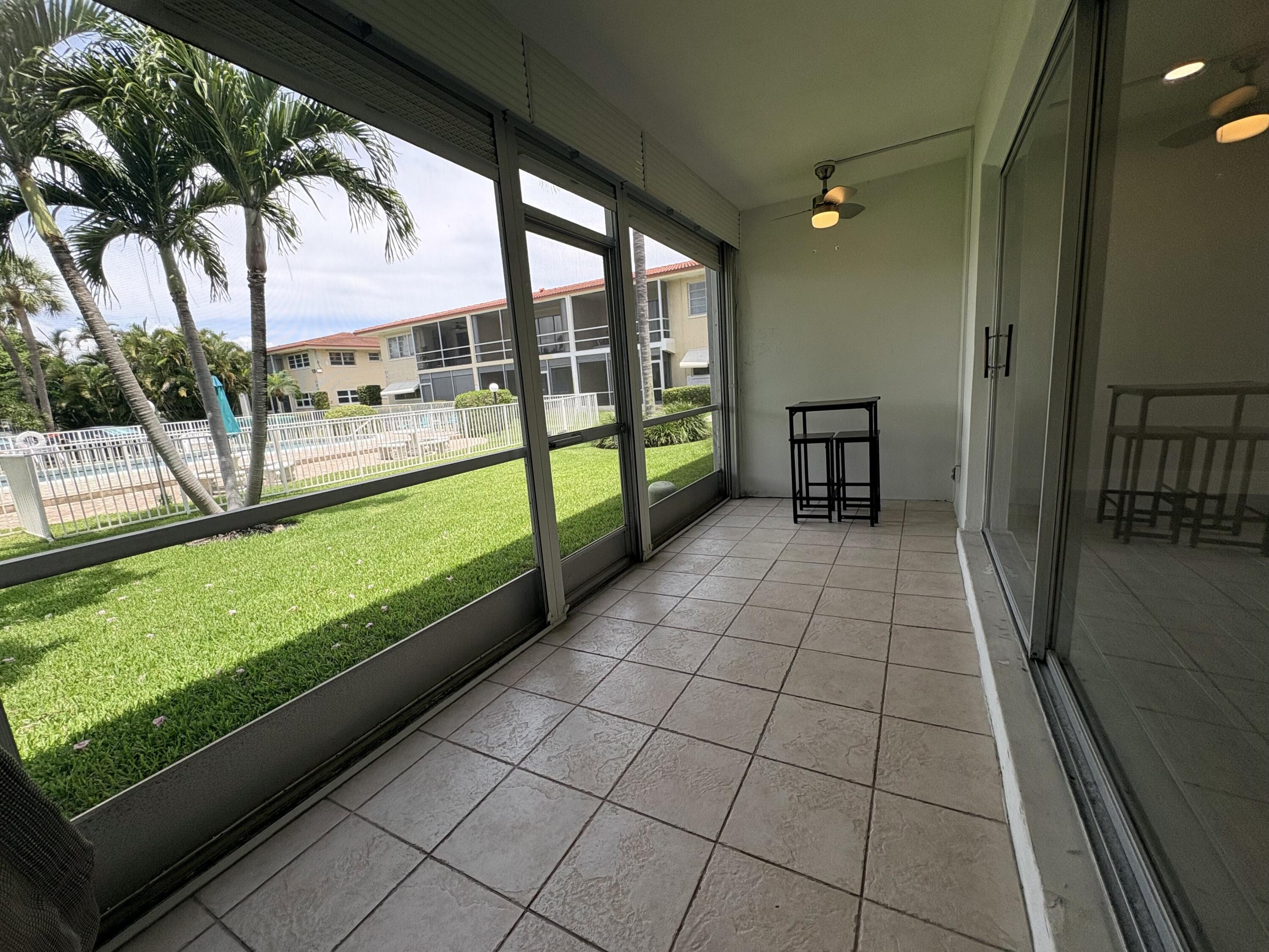2202 Northeast 36th Street, Unit 17 Lighthouse Point, FL 33064 - Photo 27 of 28 PatioViewSouthlookingNorthWest